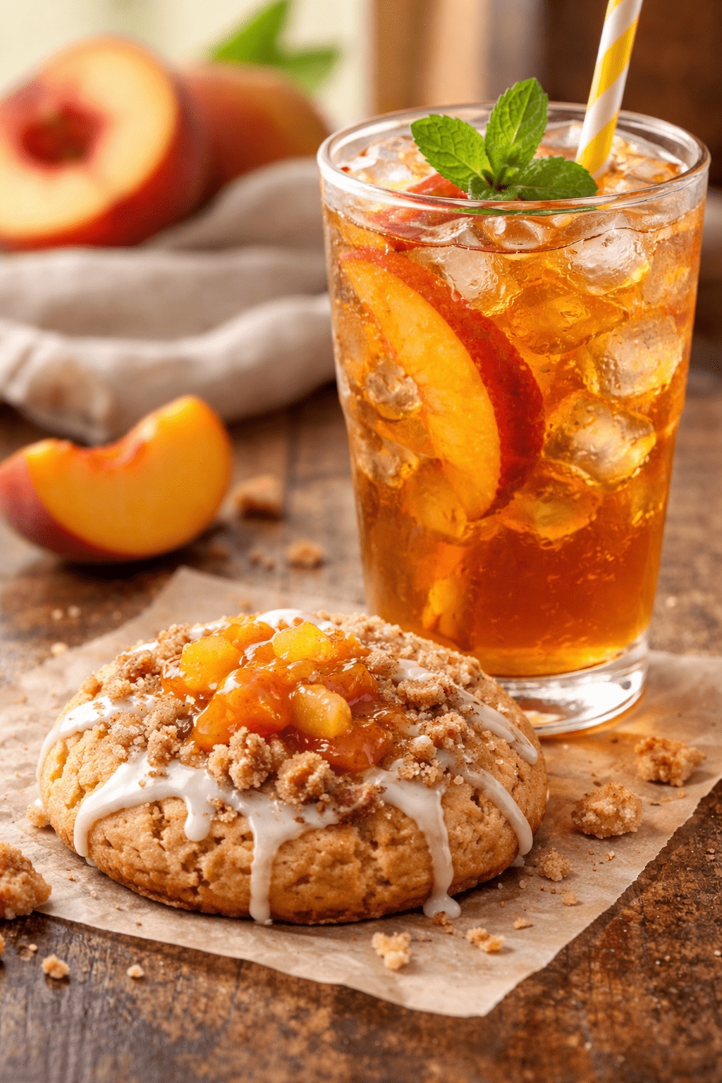 Peachy Keen Tea Cookie from the Charleston Tea Collection